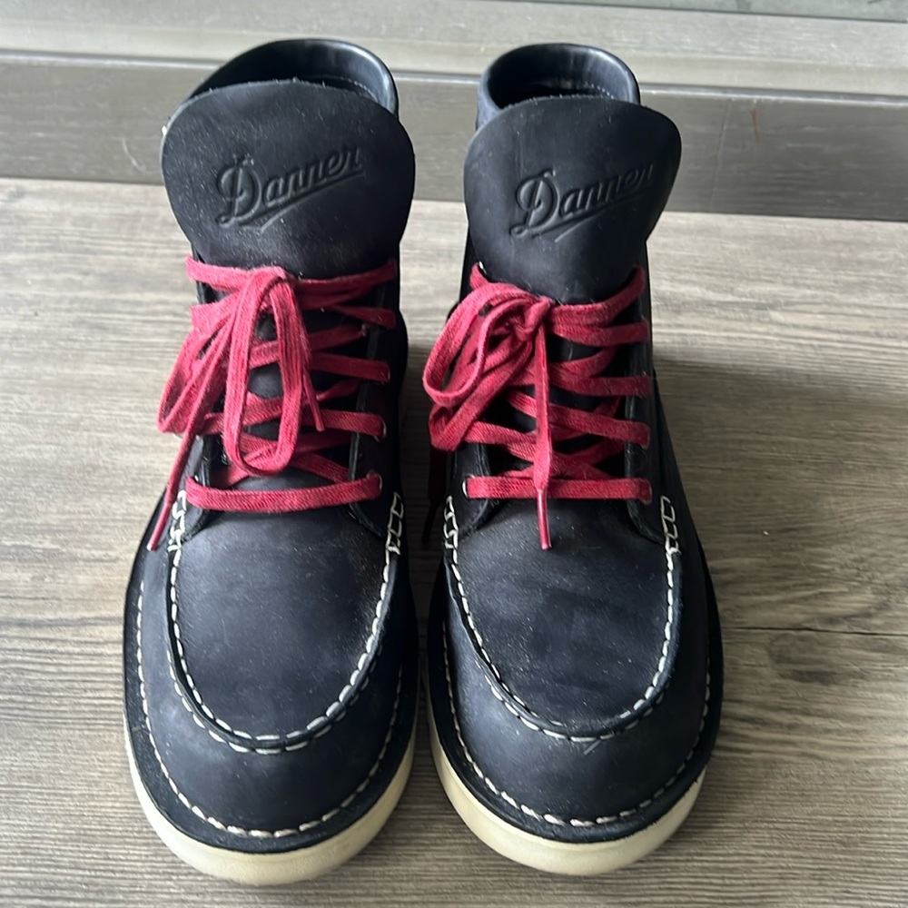 Danner Women's Bull Run 6" Slip Resist Moc Toe Work Boot - Black